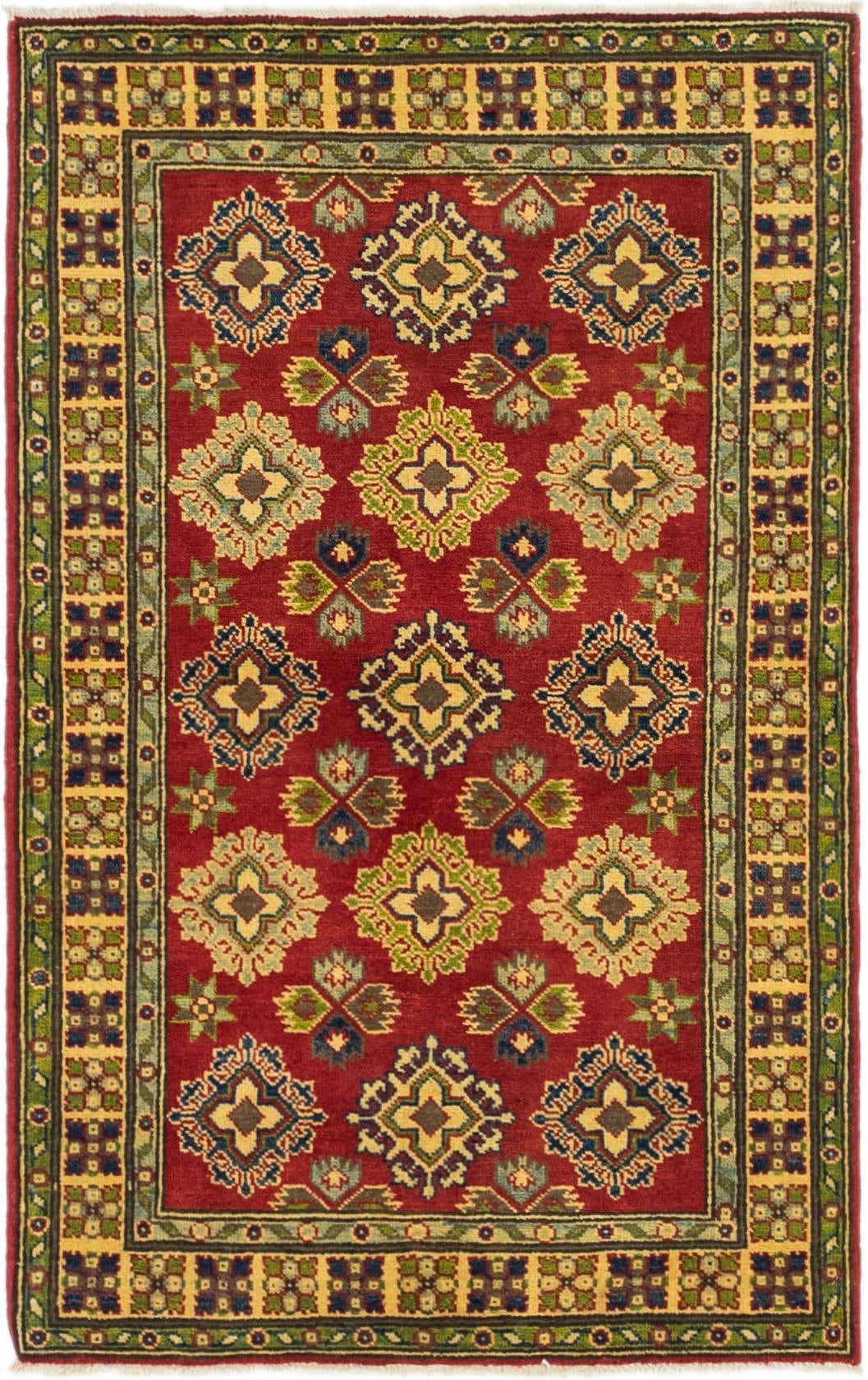 3' 2 x 5' Hand Knotted Kazak Rug