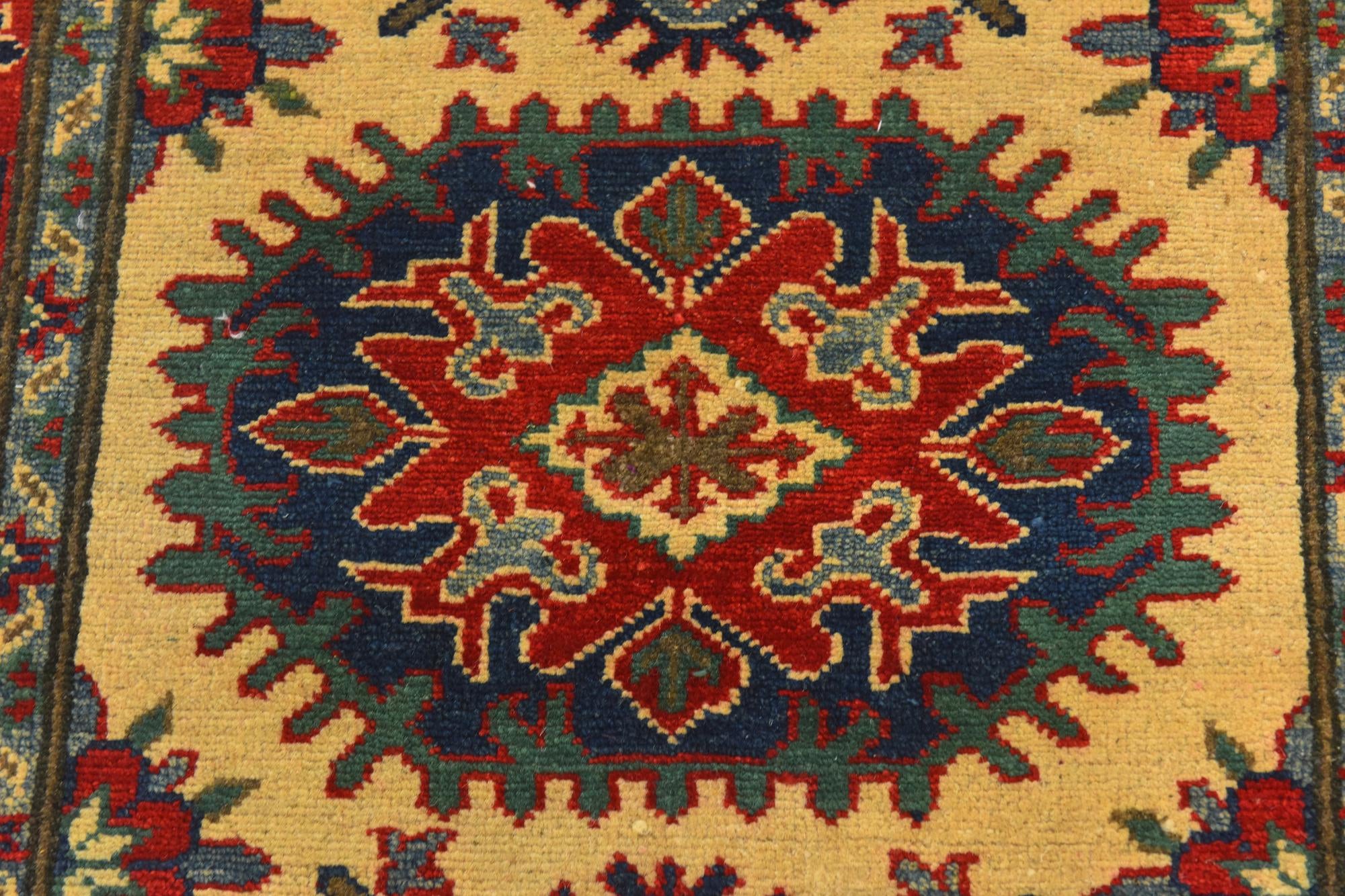 2' 10 x 4' Hand Knotted Kazak Rug