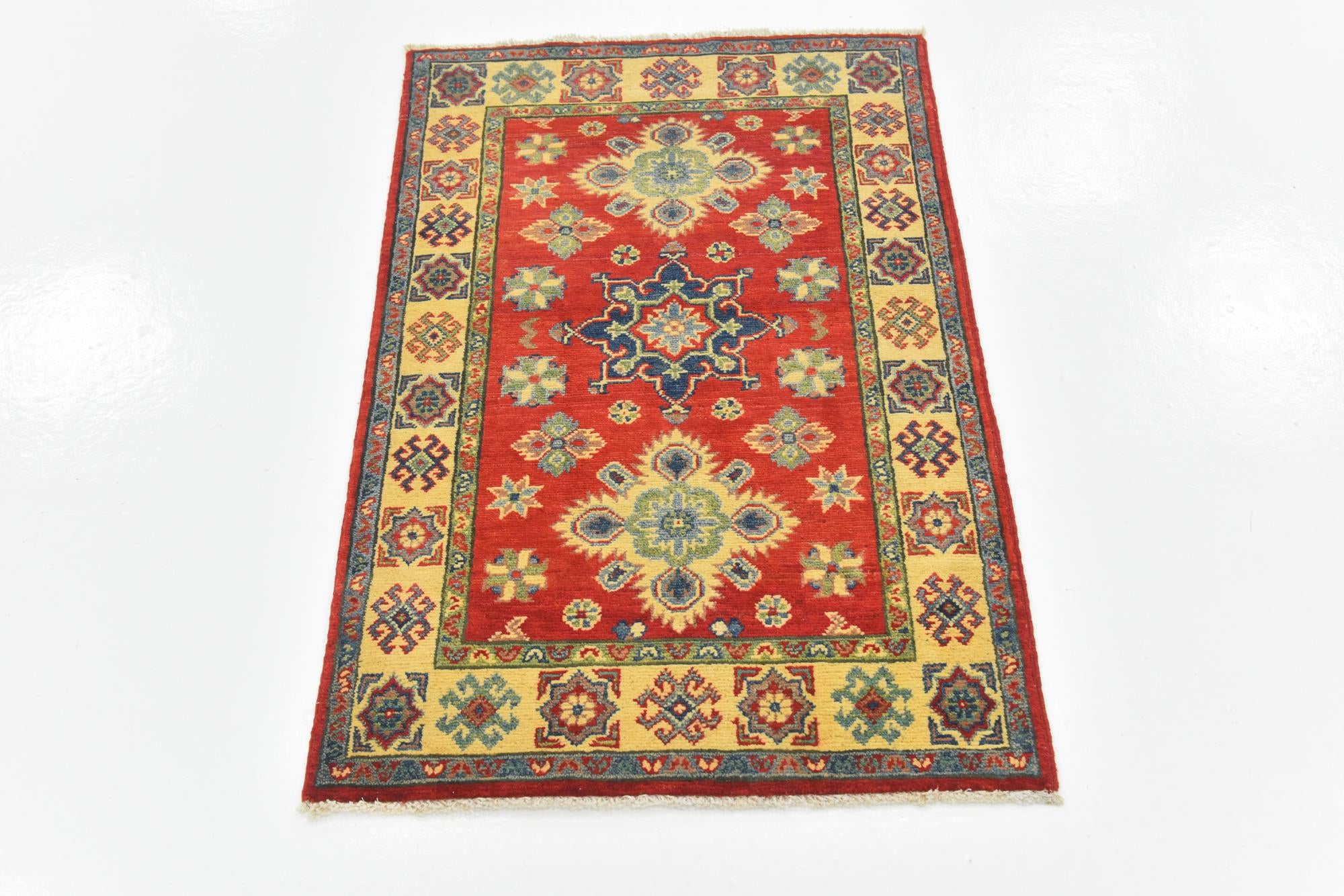 2' 7 x 4' 1 Hand Knotted Kazak Rug