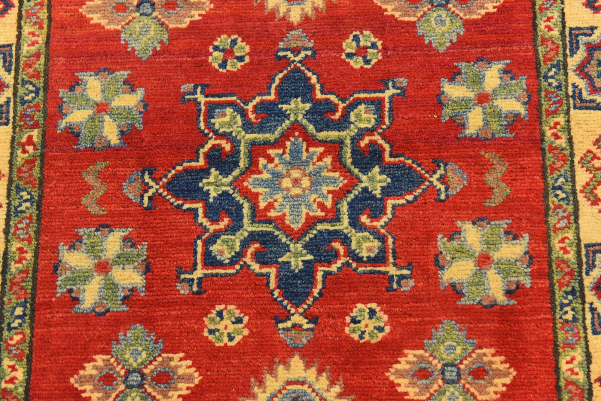 2' 7 x 4' 1 Hand Knotted Kazak Rug