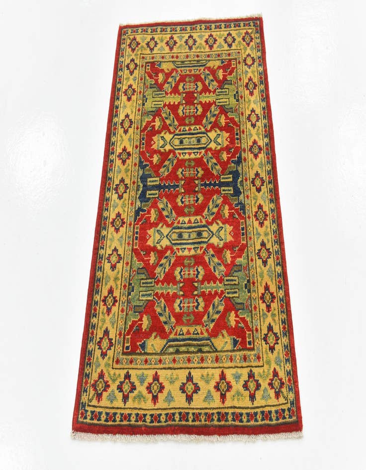 Detail image of 2' 8 x 4'  Hand Knotted Kazak Rug