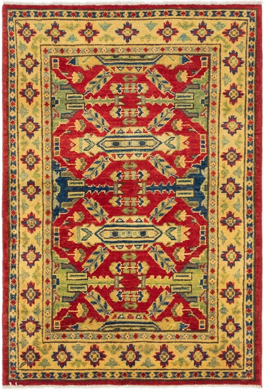 2' 8 x 4' Hand Knotted Kazak Rug