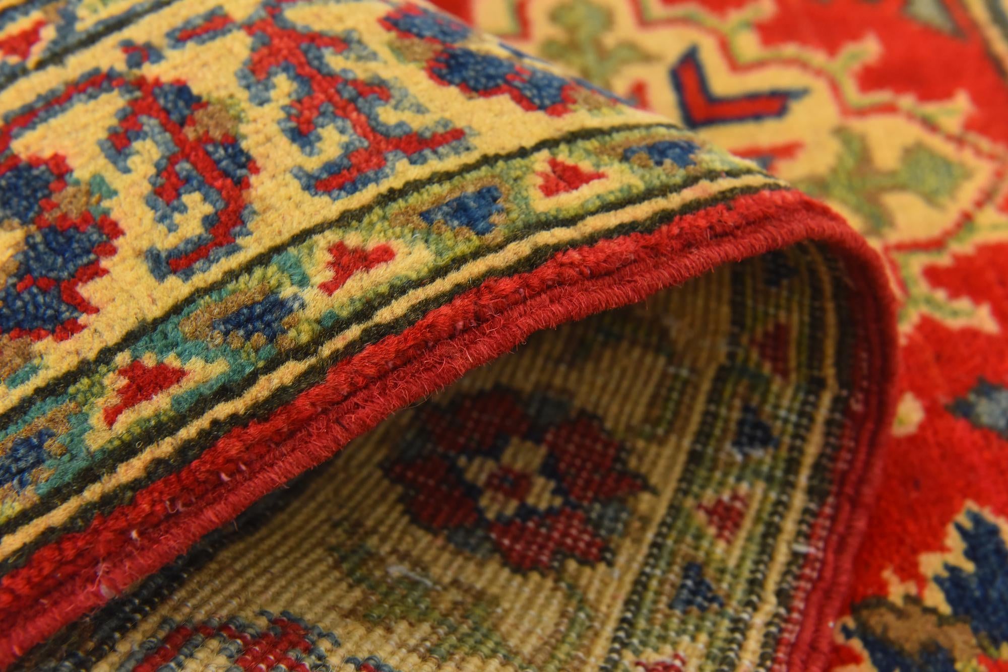 2' 8 x 4' Hand Knotted Kazak Rug