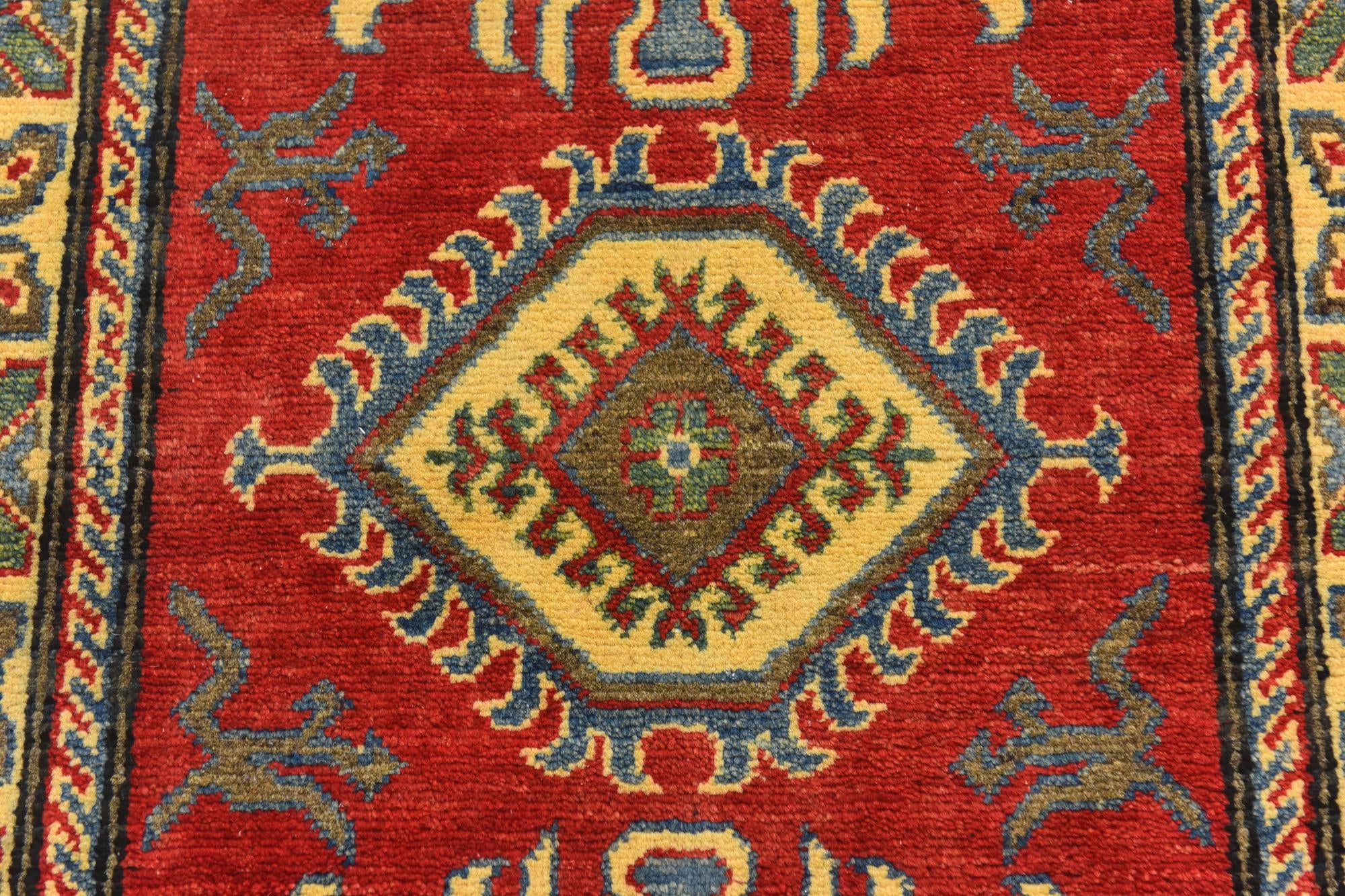 2' 8 x 4' 1 Hand Knotted Kazak Rug