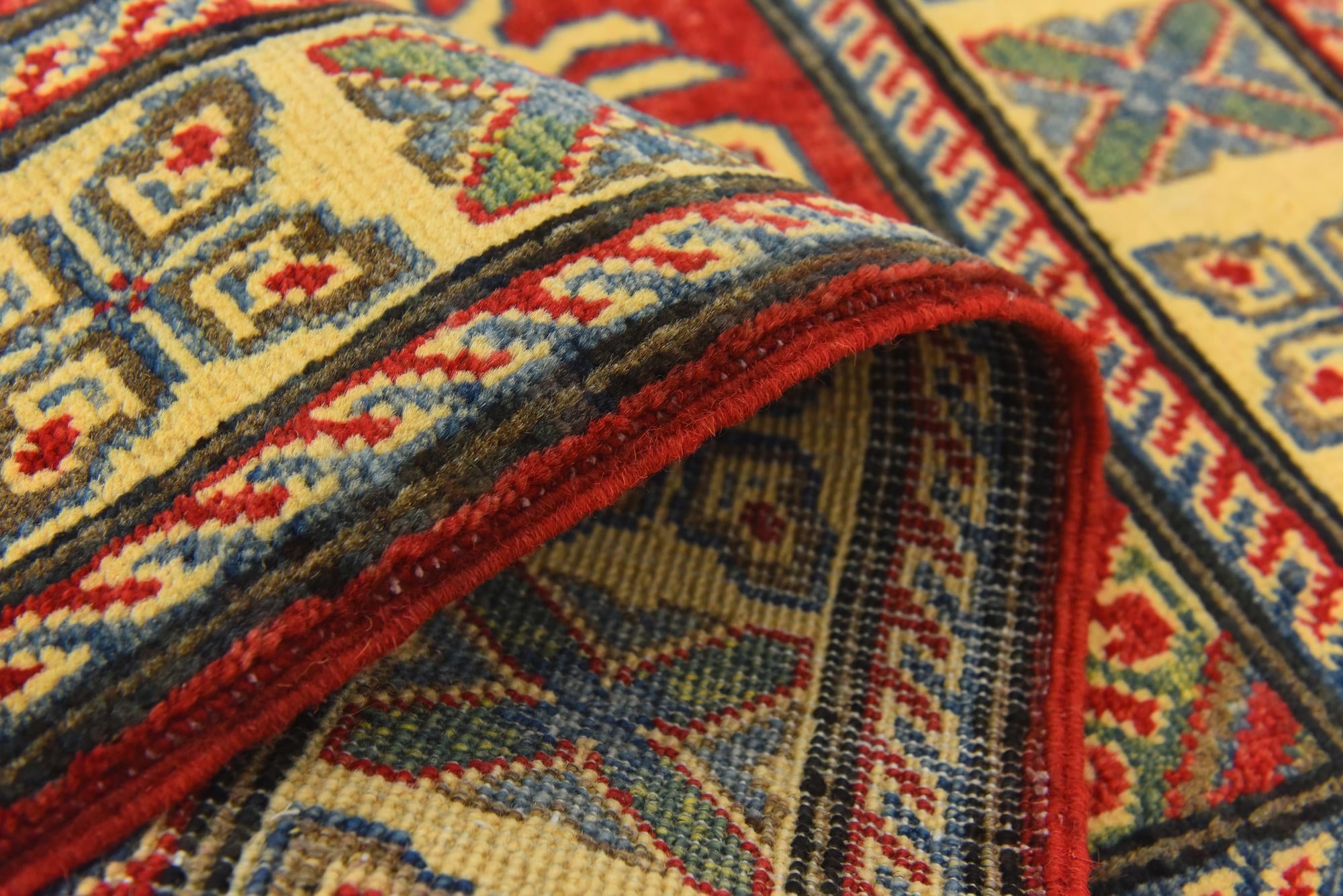 2' 8 x 4' 1 Hand Knotted Kazak Rug