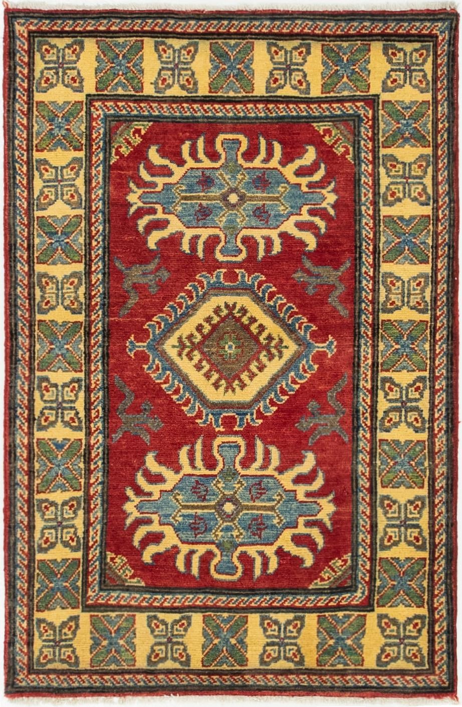 2' 8 x 4' 1 Hand Knotted Kazak Rug