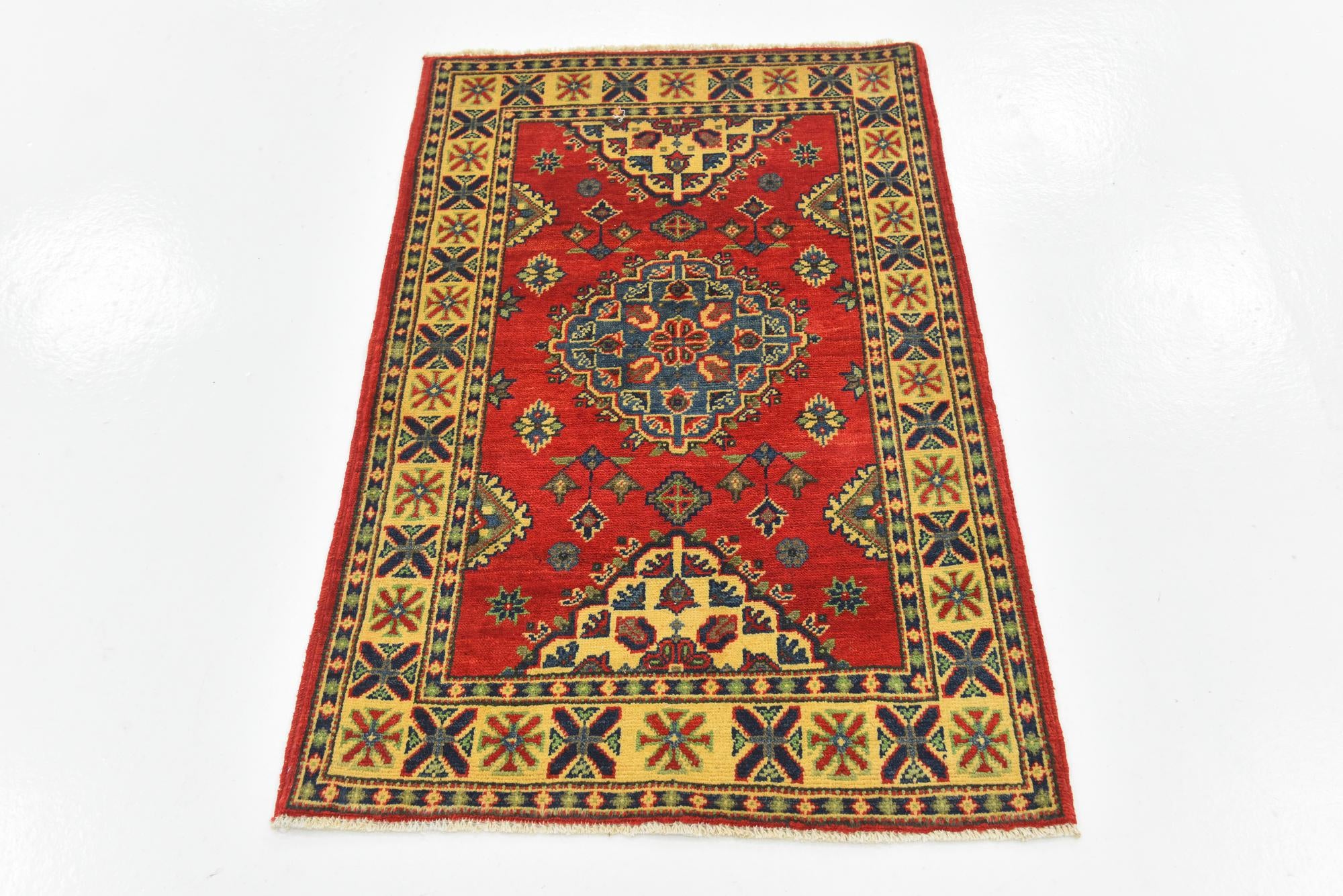 2' 8 x 4' 1 Hand Knotted Kazak Rug