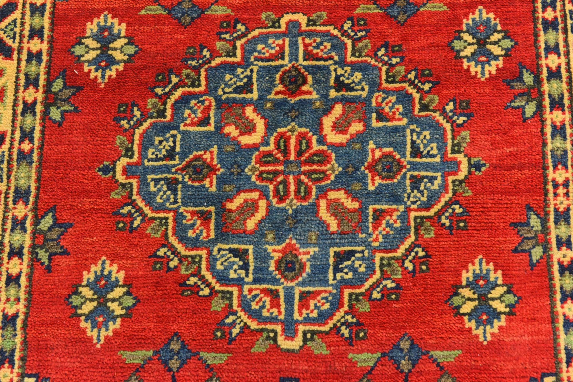 2' 8 x 4' 1 Hand Knotted Kazak Rug