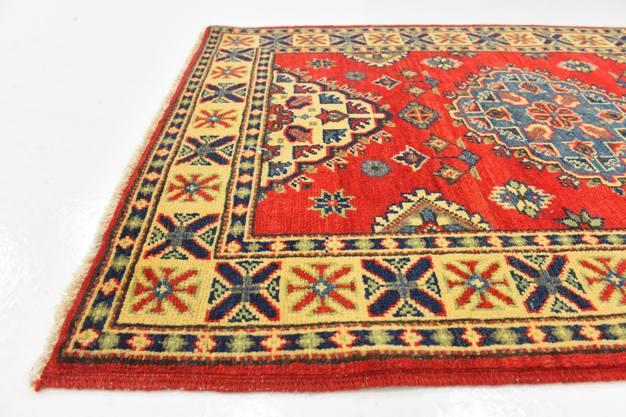 2' 8 x 4' 1 Hand Knotted Kazak Rug