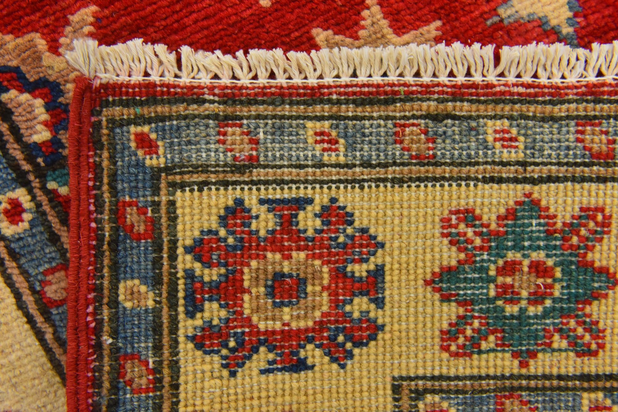 2' 8 x 4' 1 Hand Knotted Kazak Rug