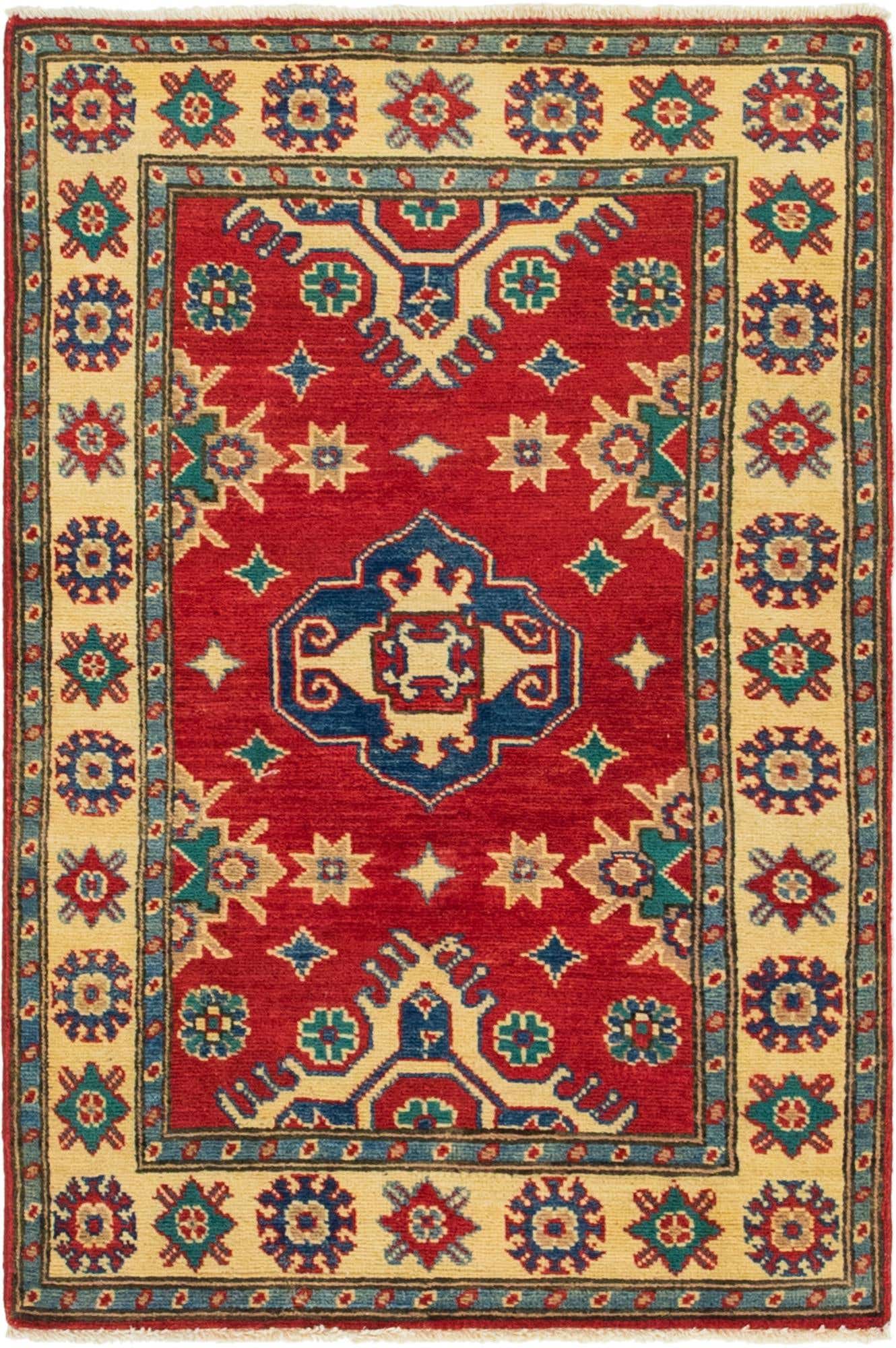 2' 8 x 4' 1 Hand Knotted Kazak Rug