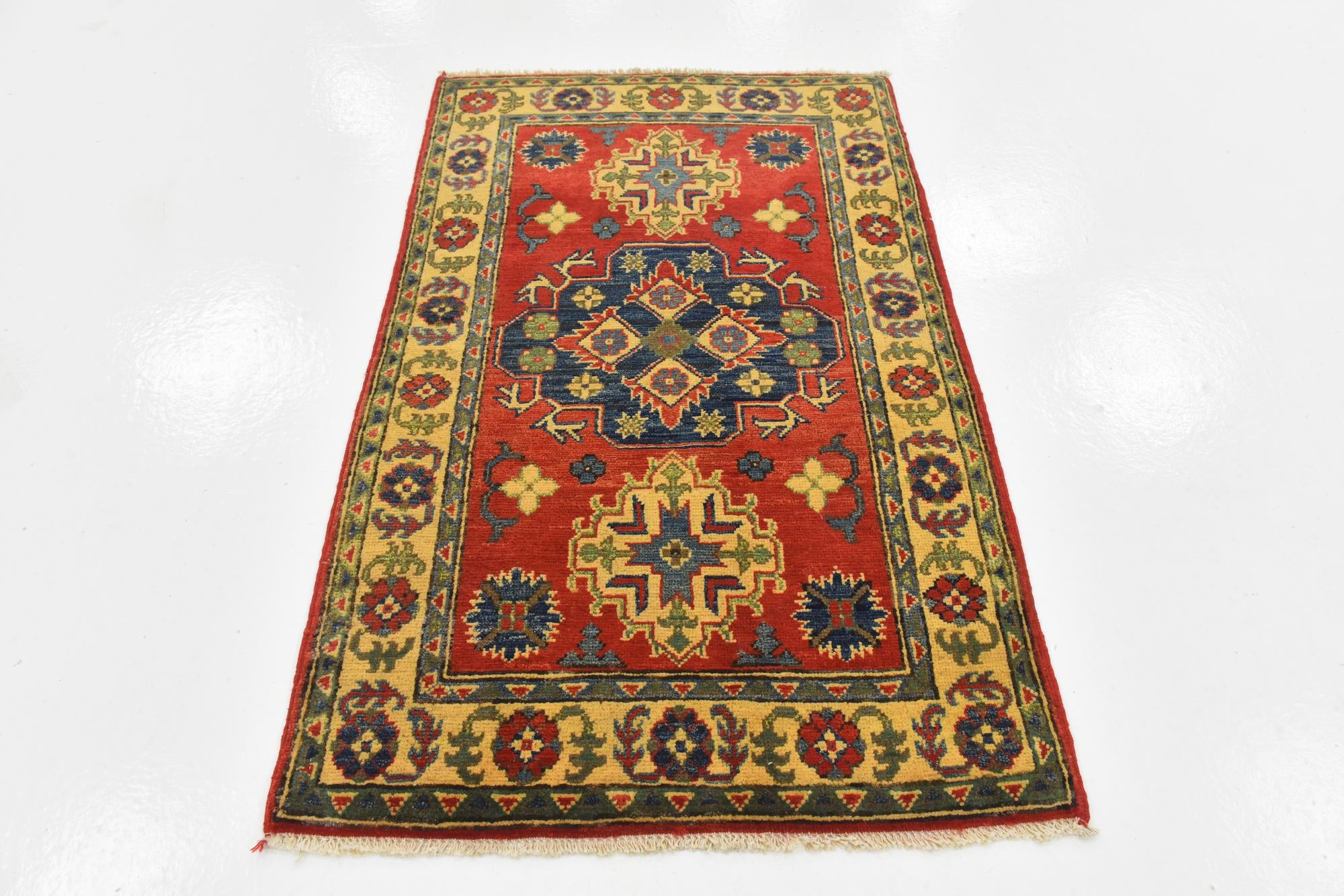 2' 7 x 4' 1 Hand Knotted Kazak Rug