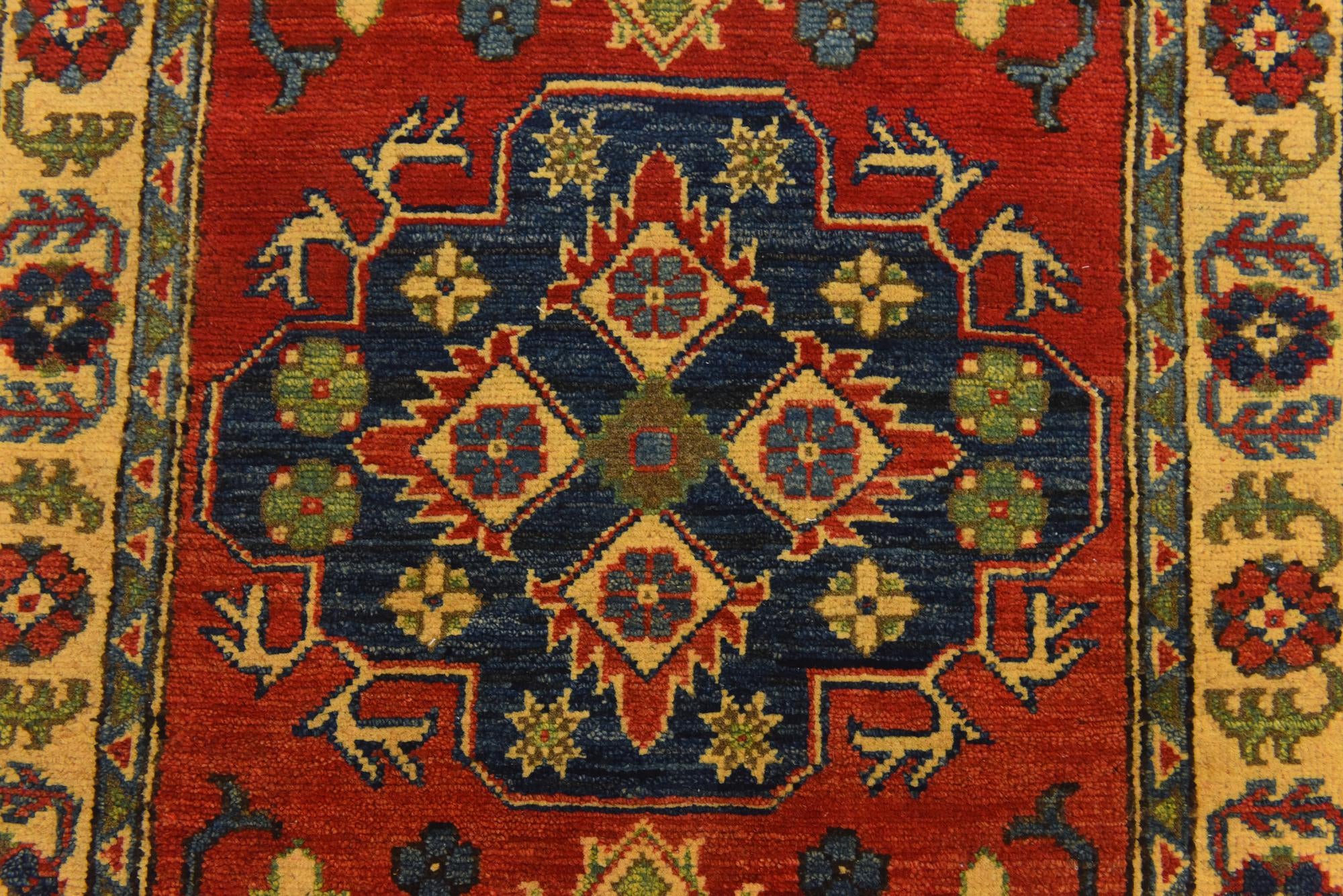 2' 7 x 4' 1 Hand Knotted Kazak Rug