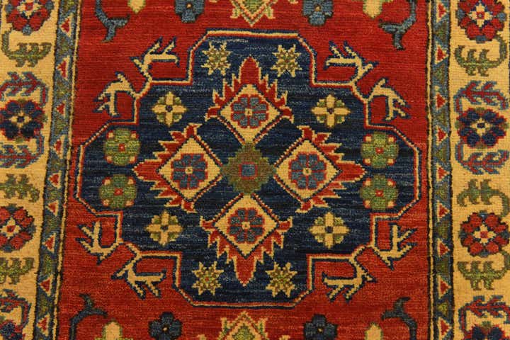 2' 7 x 4' 1 Hand Knotted Kazak Rug