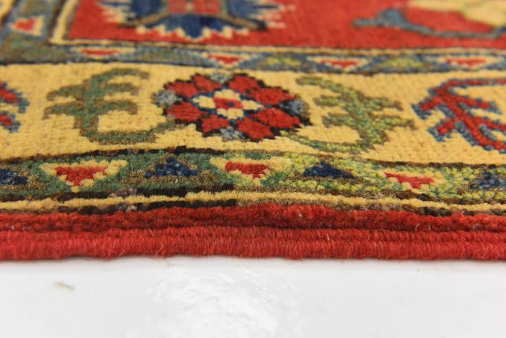 Detail image of 2' 7 x 4' 1 Hand Knotted Kazak Rug