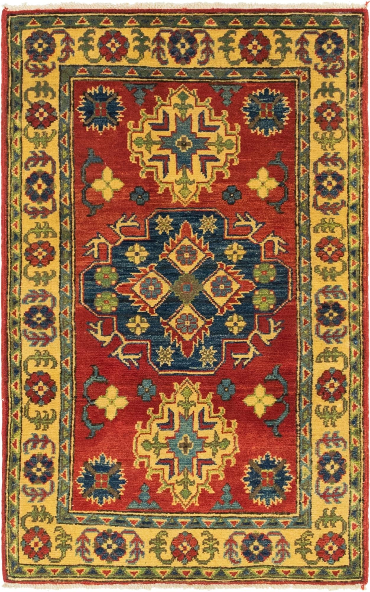 2' 7 x 4' 1 Hand Knotted Kazak Rug
