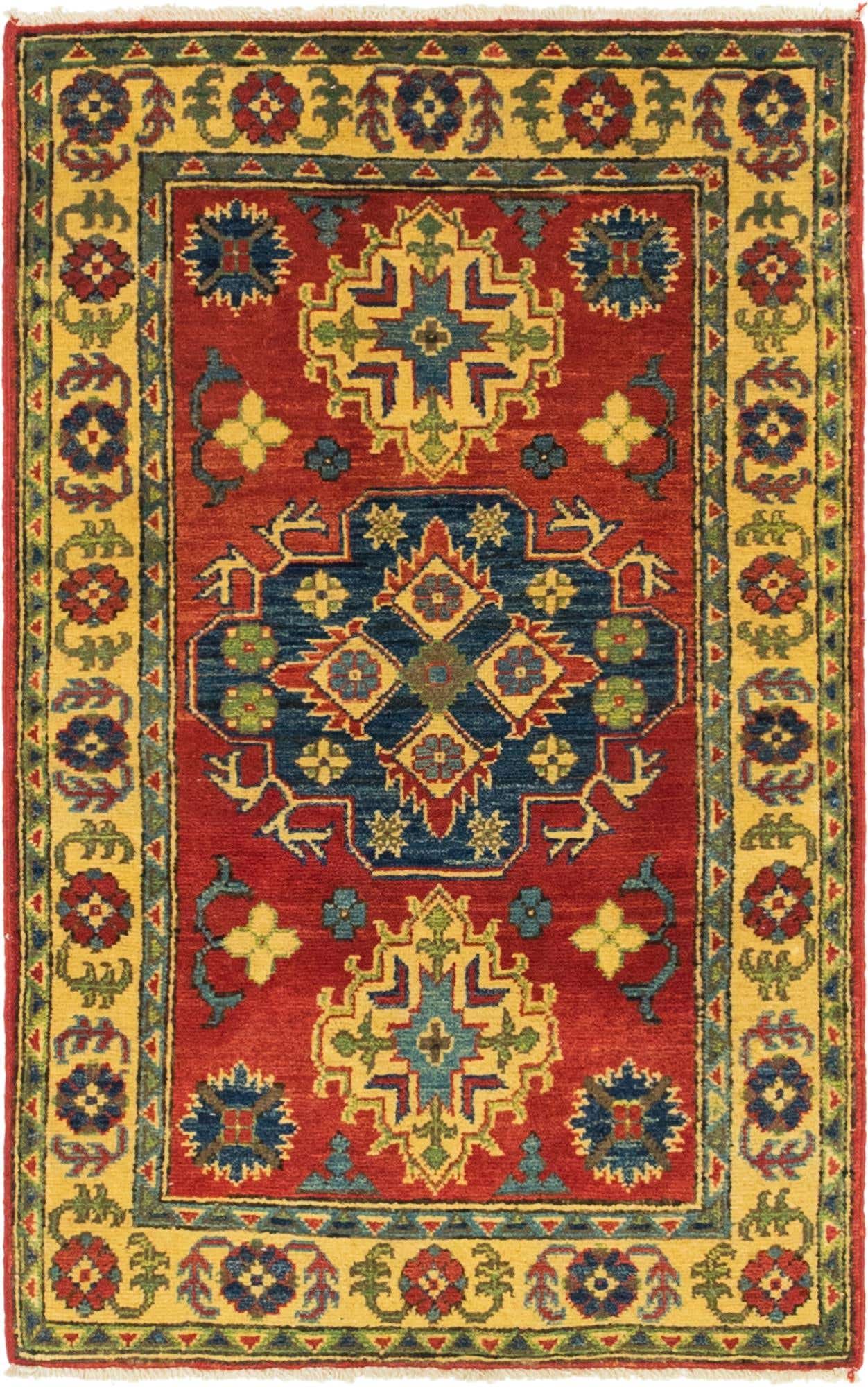 2' 7 x 4' 1 Hand Knotted Kazak Rug