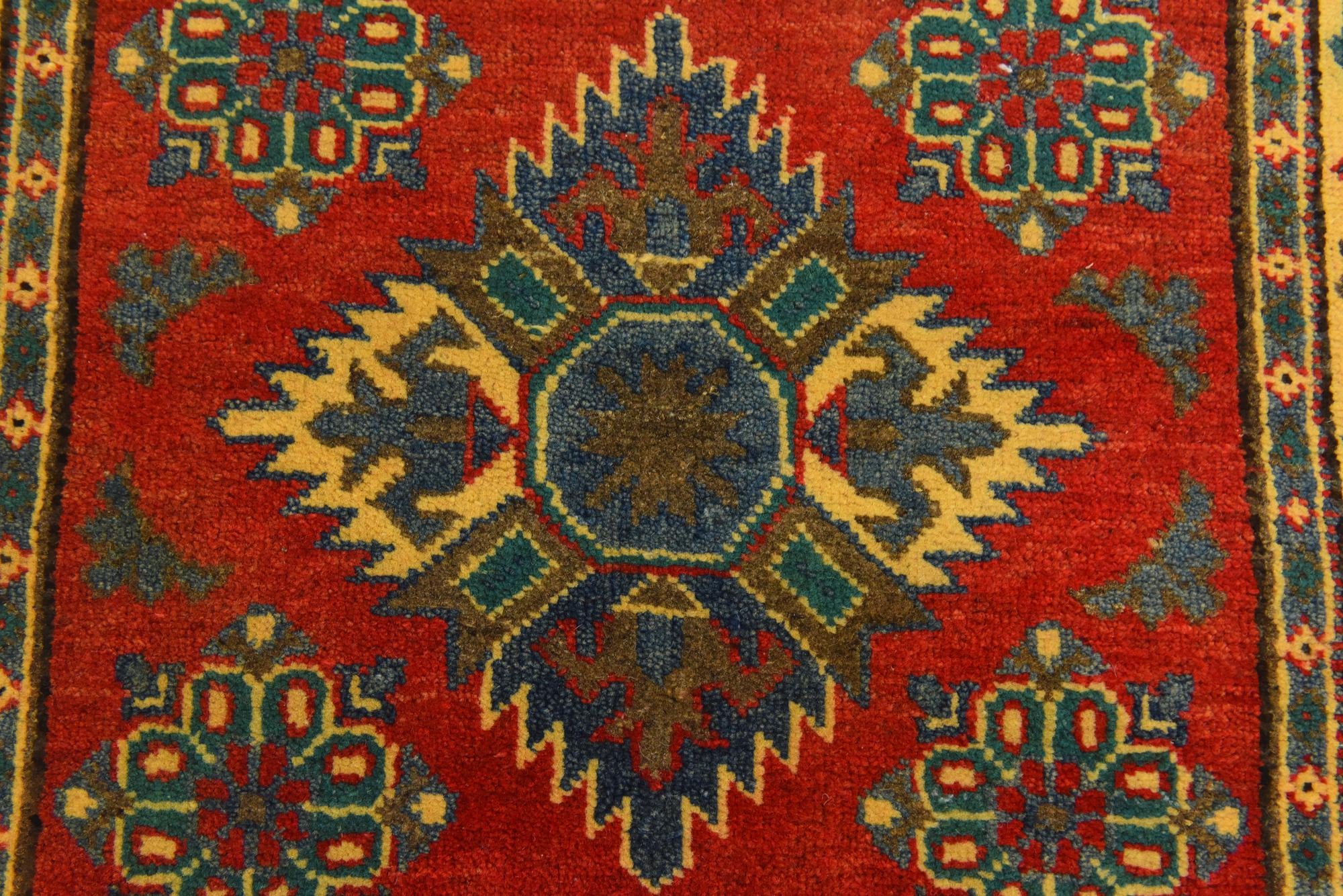 2' 8 x 4' 1 Hand Knotted Kazak Rug