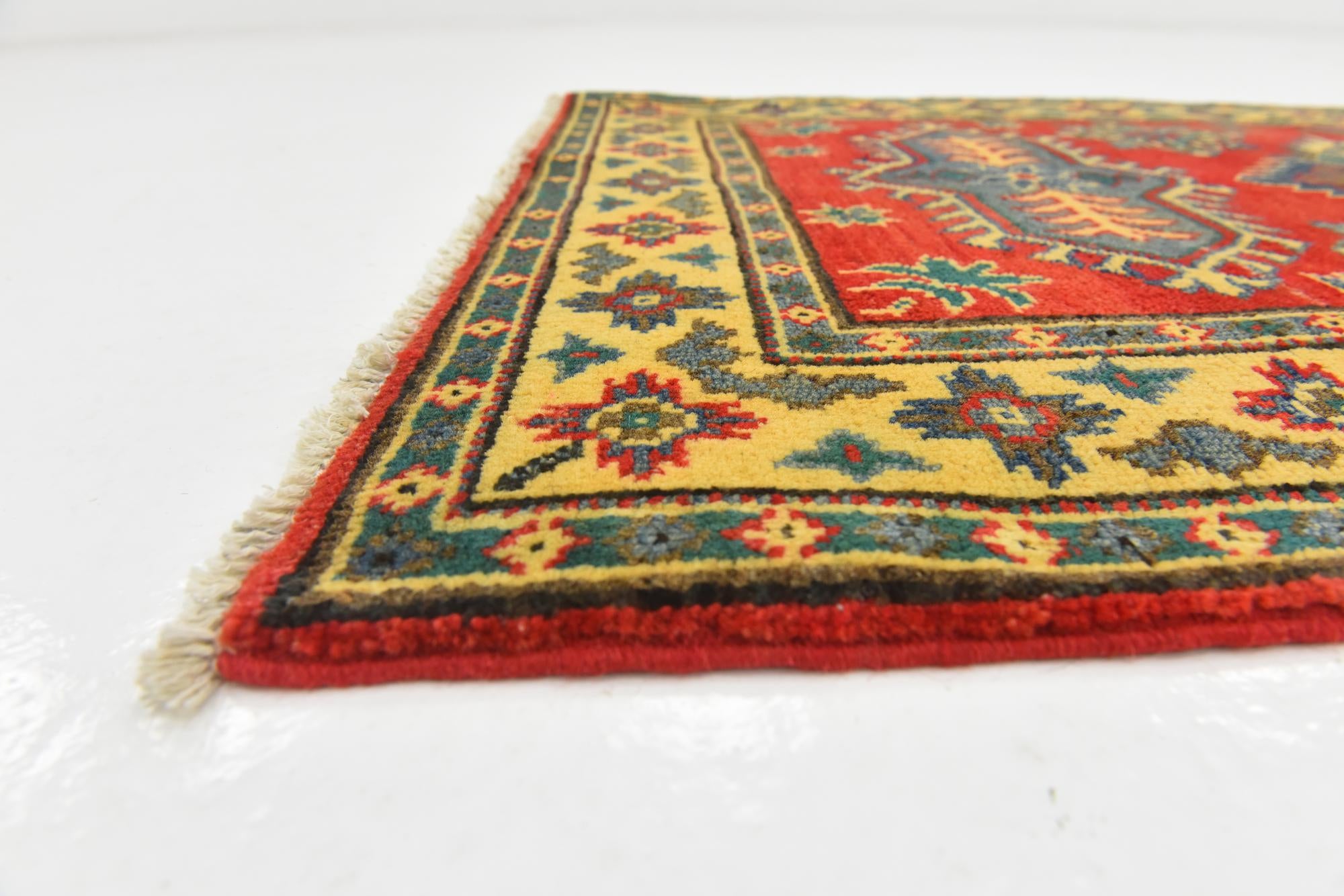 2' 8 x 4' 1 Hand Knotted Kazak Rug