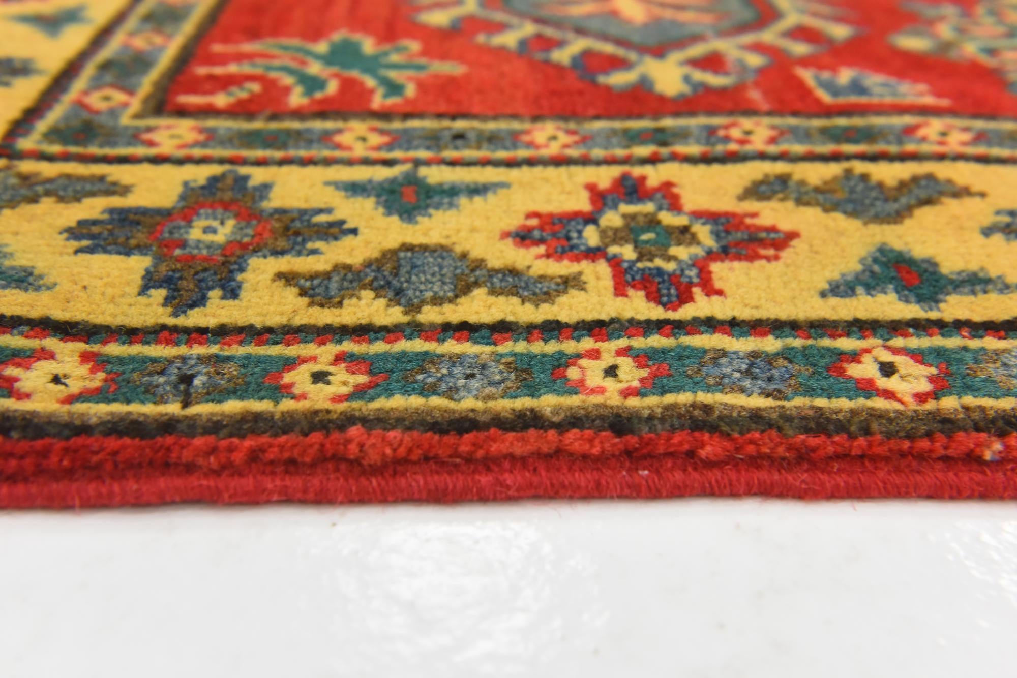 2' 8 x 4' 1 Hand Knotted Kazak Rug
