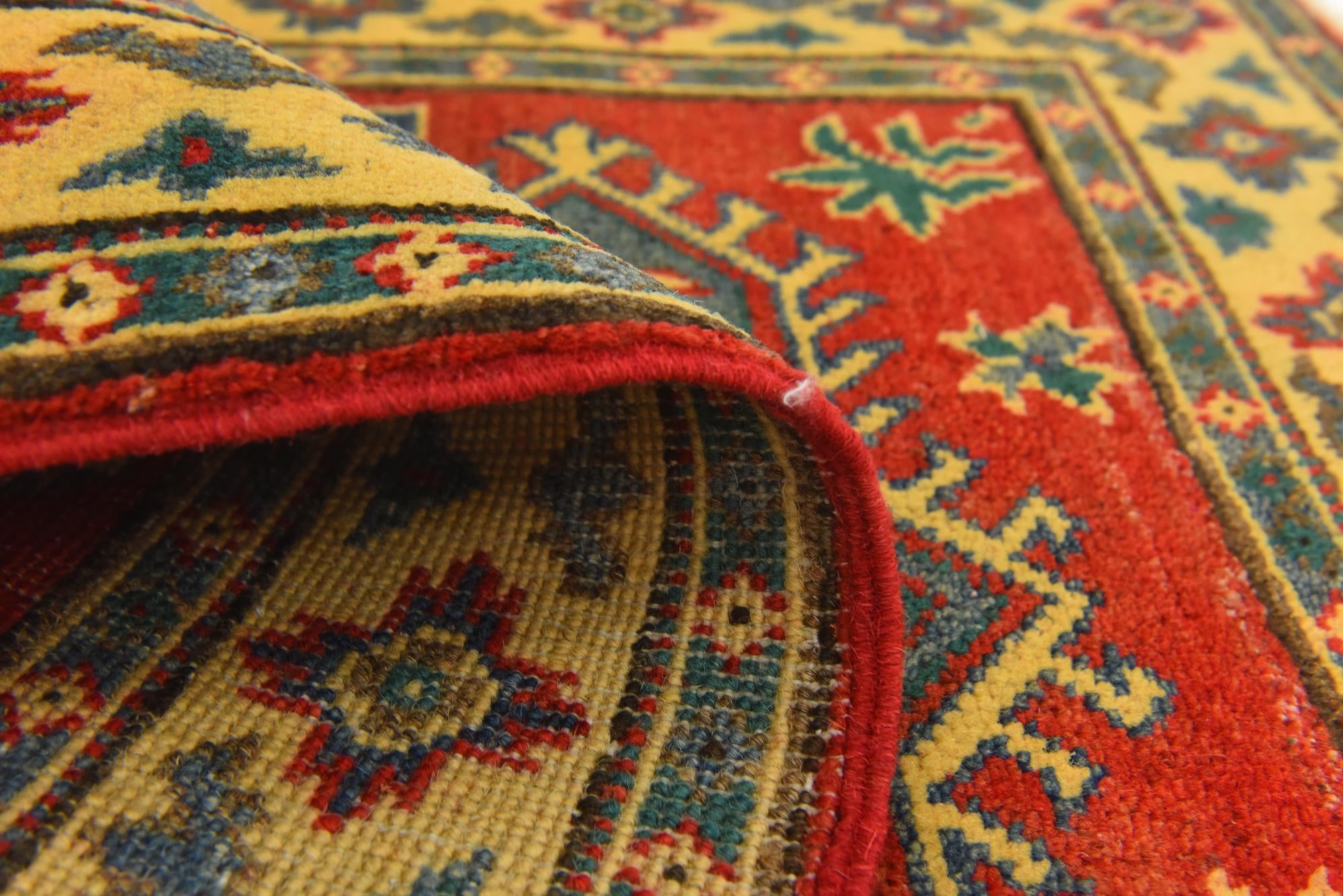2' 8 x 4' 1 Hand Knotted Kazak Rug