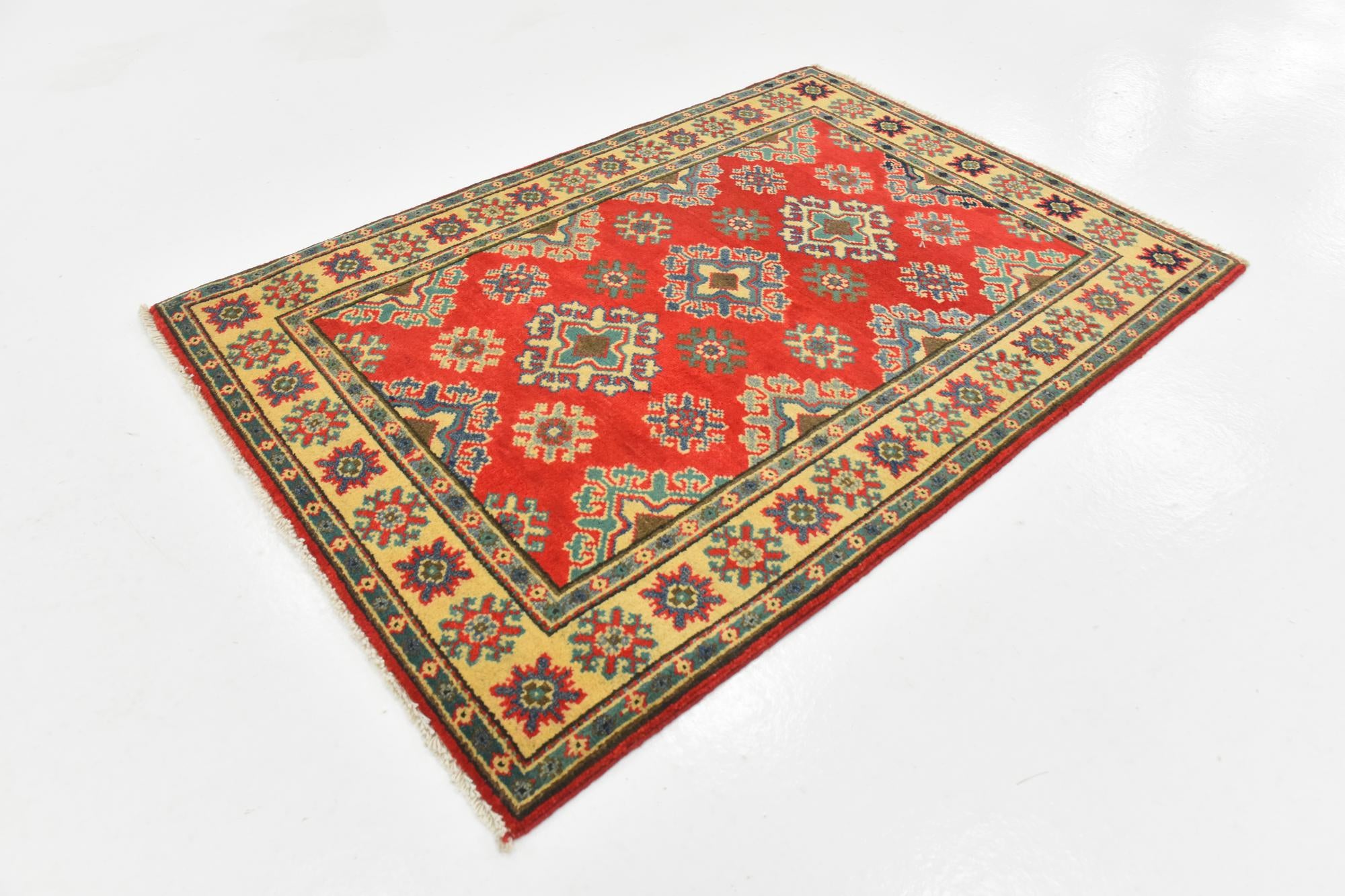 2' 10 x 4' 1 Hand Knotted Kazak Rug