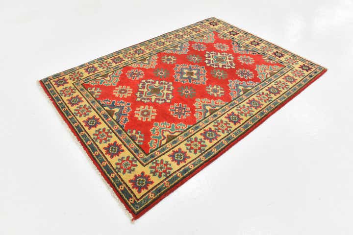 85cm x 125cm Noué main Kazak Tapis