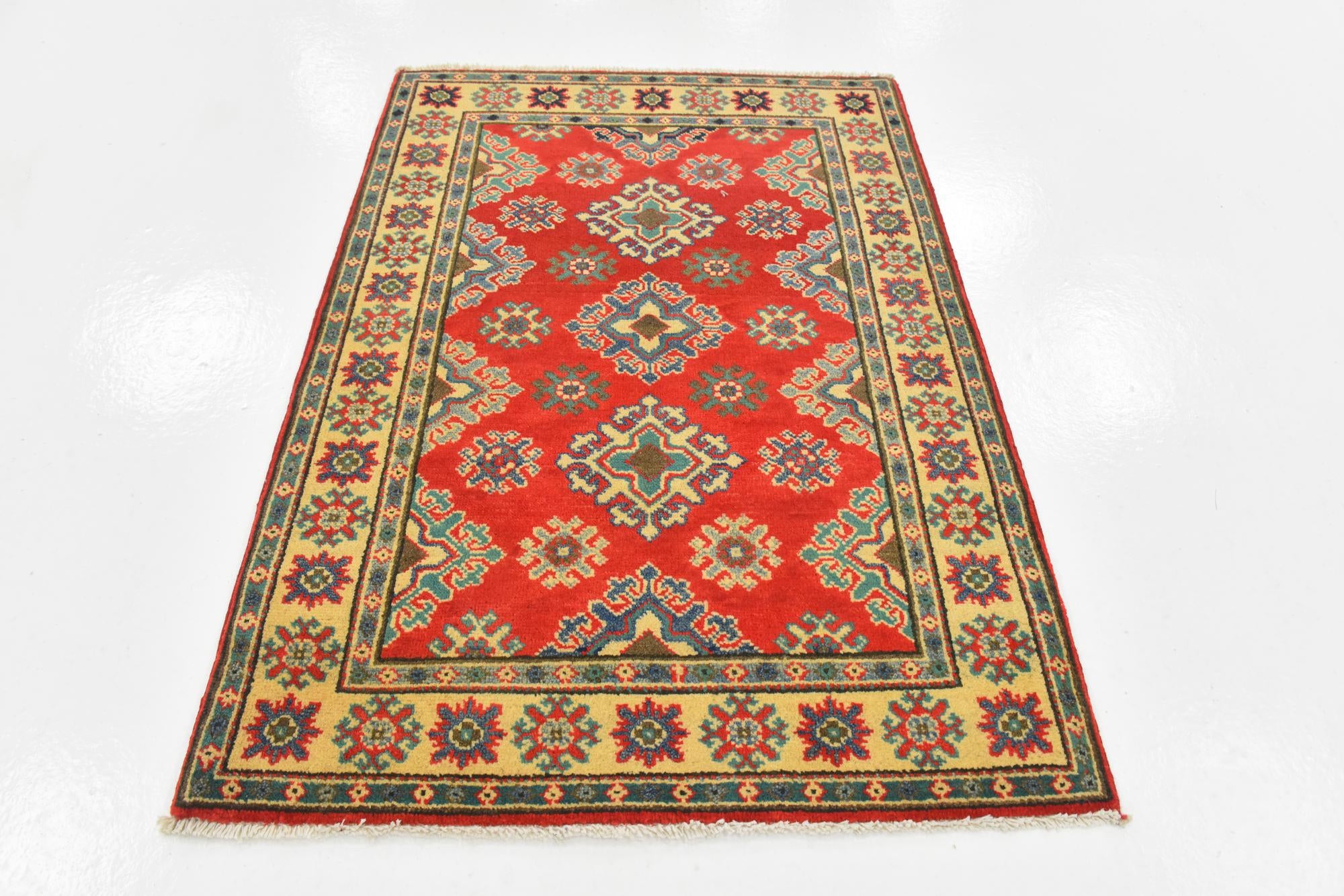 2' 10 x 4' 1 Hand Knotted Kazak Rug