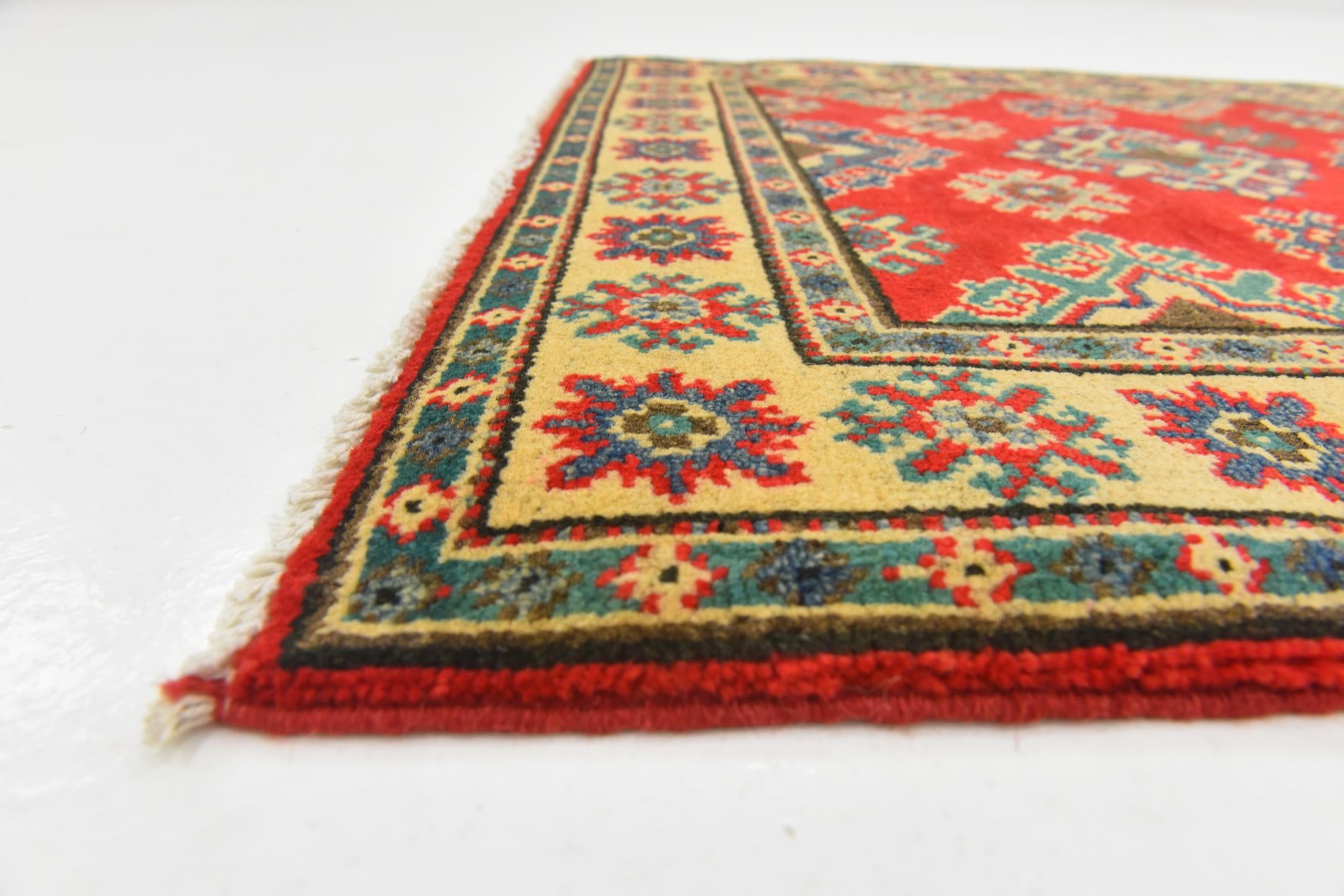 2' 10 x 4' 1 Hand Knotted Kazak Rug