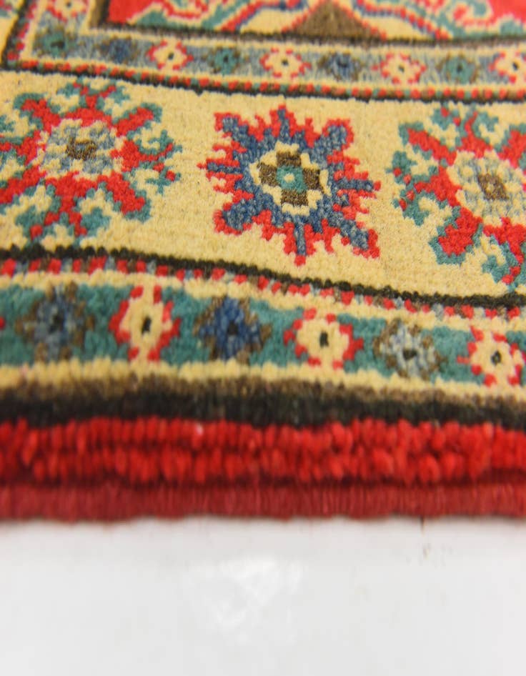 Detail image of 2' 10 x 4' 1  Hand Knotted Kazak Rug