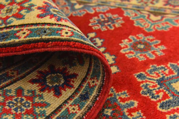 85cm x 125cm Noué main Kazak Tapis