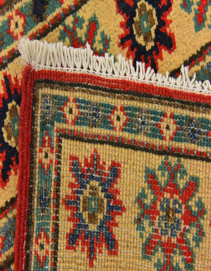 Detail image of 2' 10 x 4' 1  Hand Knotted Kazak Rug