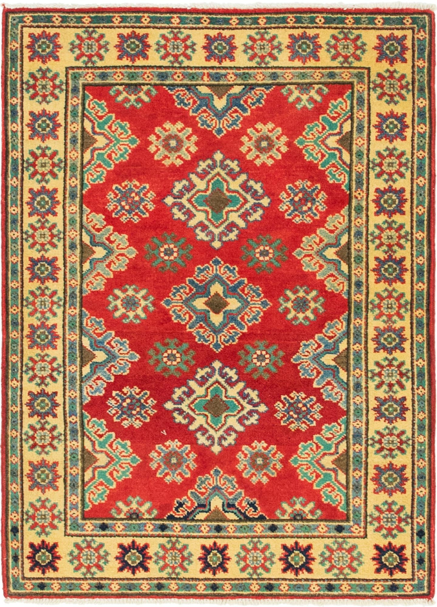 2' 10 x 4' 1 Hand Knotted Kazak Rug