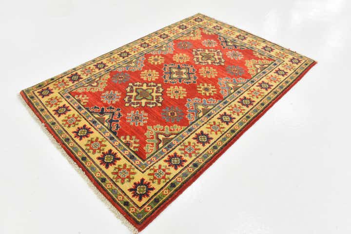 2' 7 x 3' 11 Hand Knotted Kazak Rug
