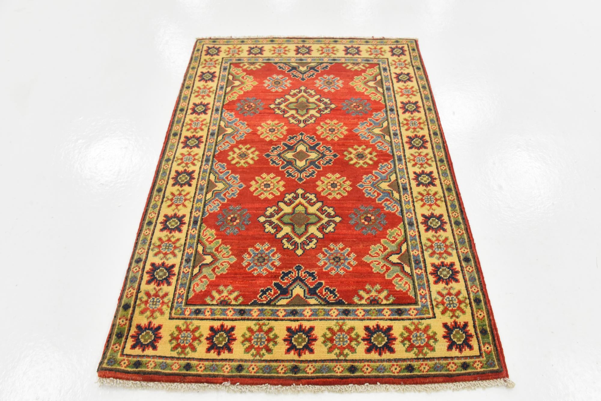 2' 7 x 3' 11 Hand Knotted Kazak Rug