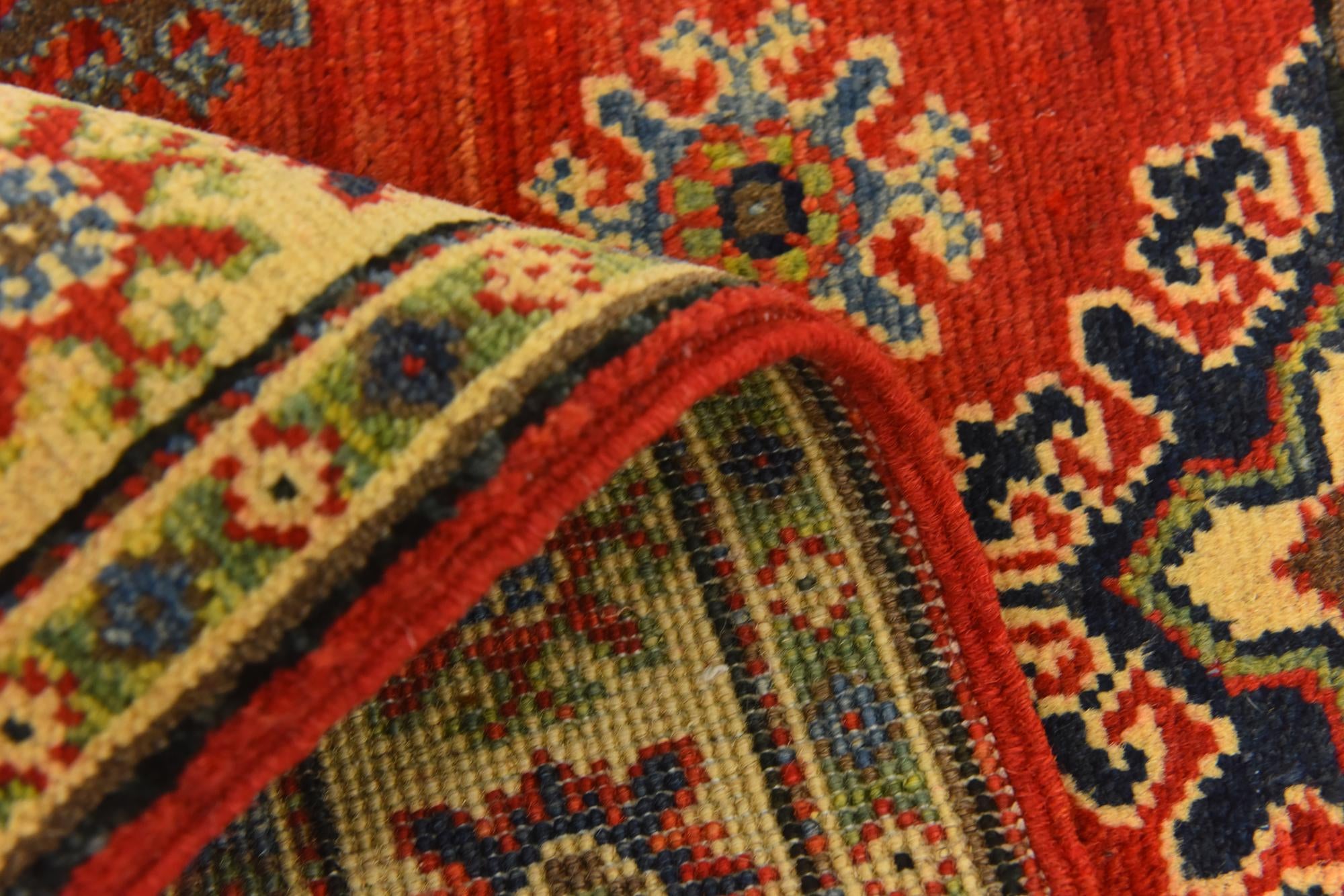 2' 7 x 3' 11 Hand Knotted Kazak Rug