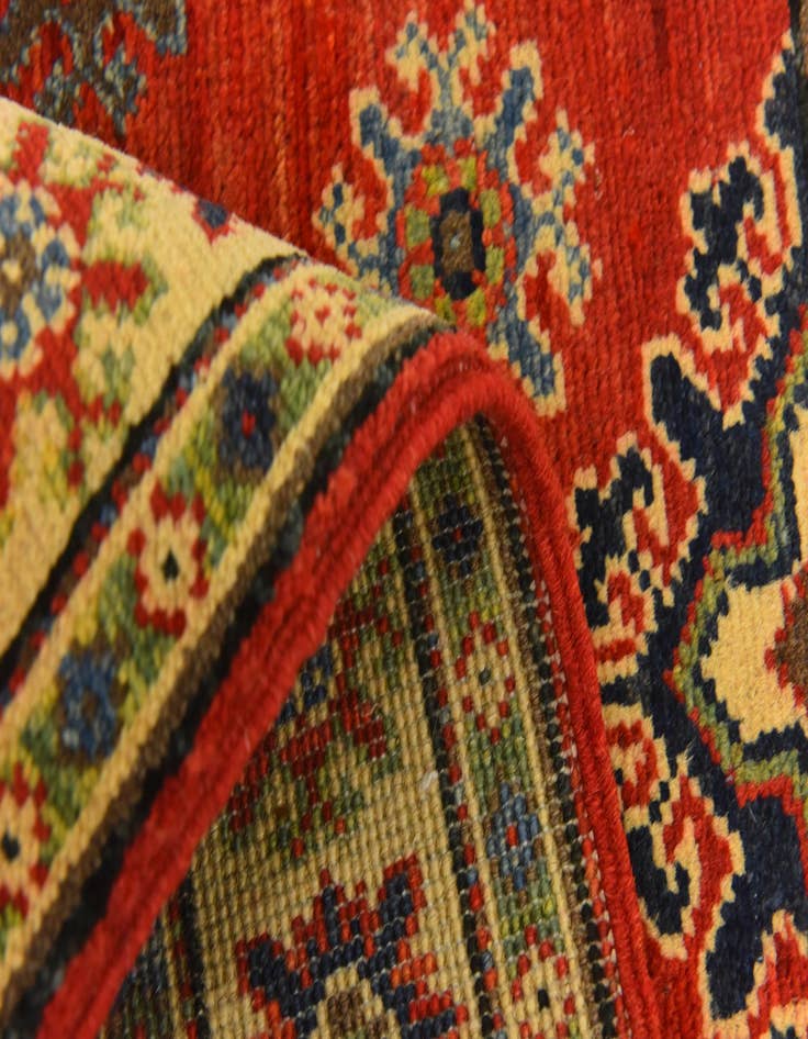 Detail image of 2' 7 x 3' 11  Hand Knotted Kazak Rug