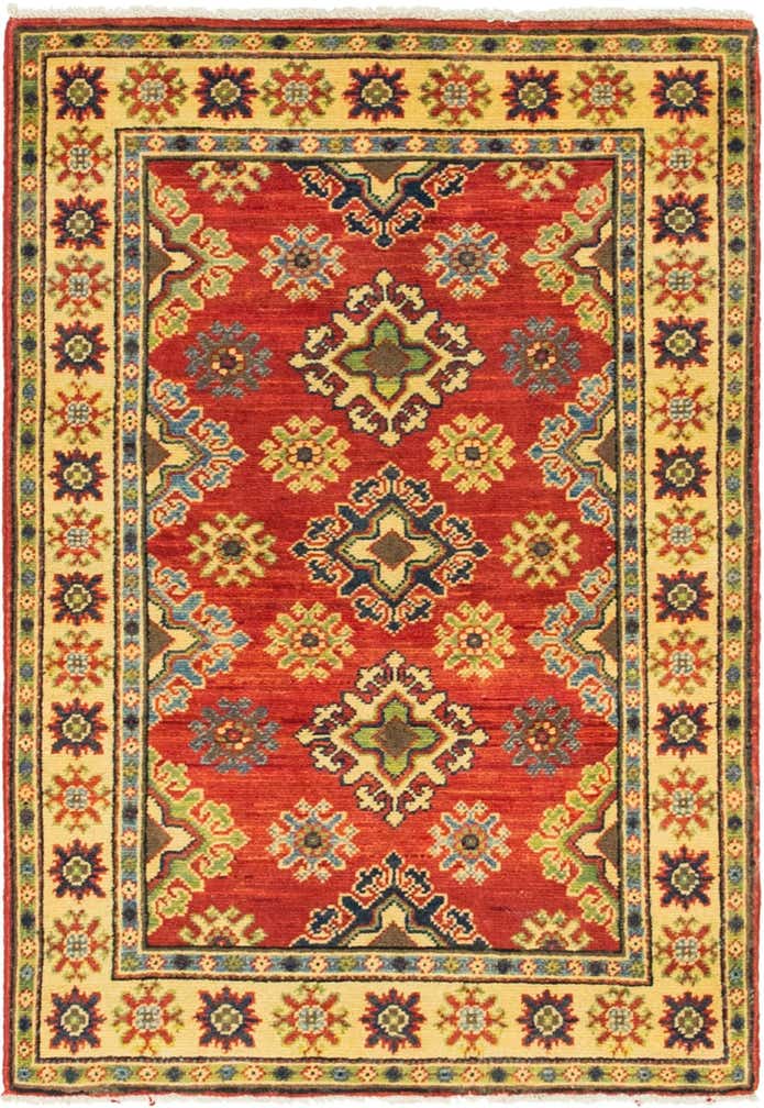 2' 7 x 3' 11 Hand Knotted Kazak Rug