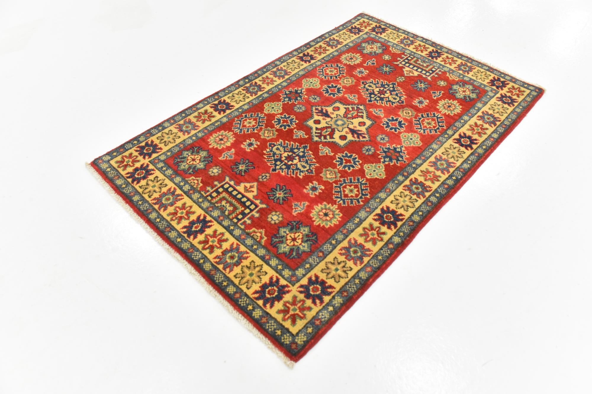 2' 8 x 4' 3 Hand Knotted Kazak Rug