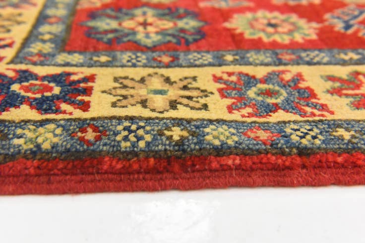 Detail image of 2' 8 x 4' 3 Hand Knotted Kazak Rug