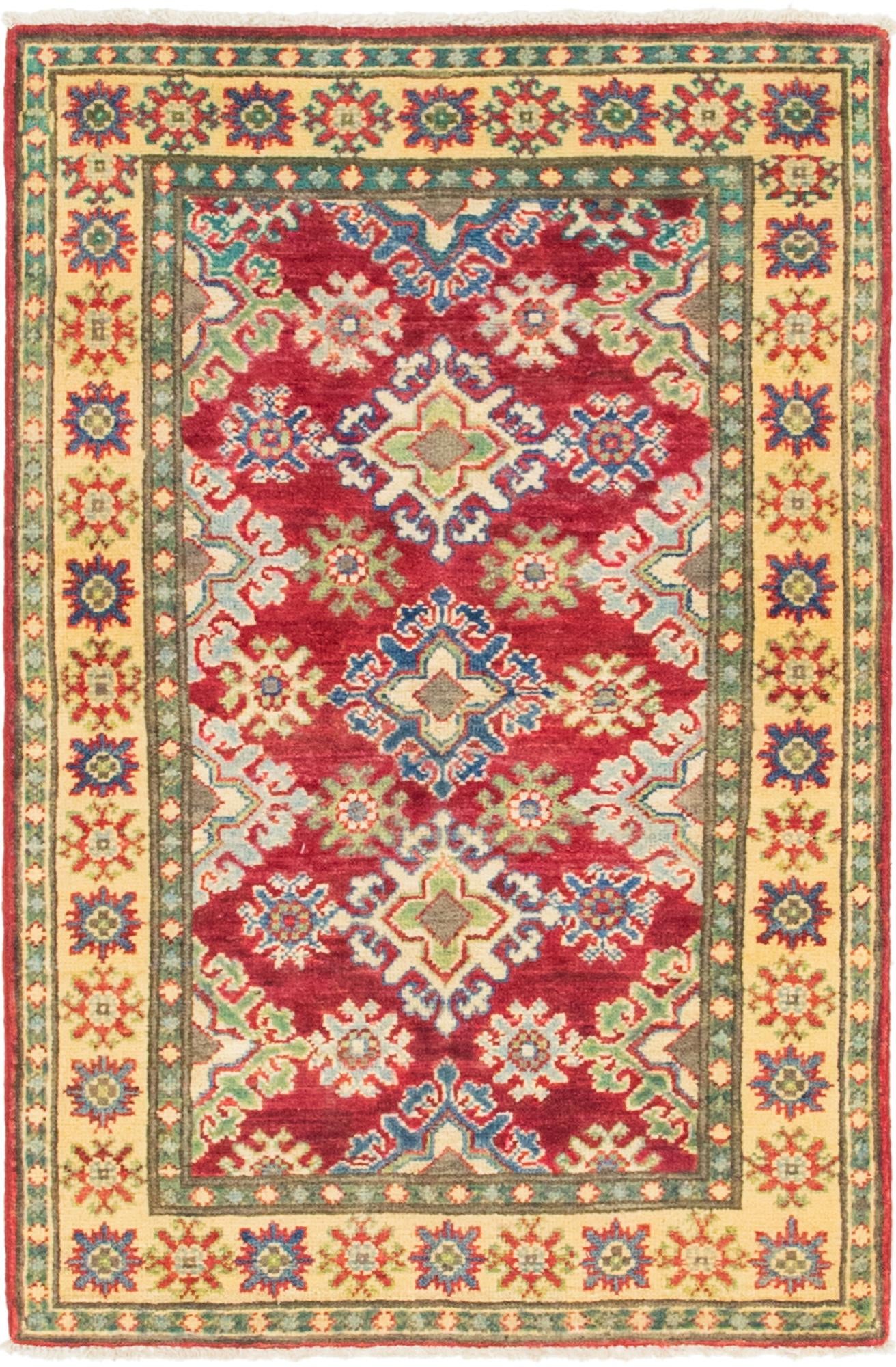 2' 7 x 4' 1 Hand Knotted Kazak Rug