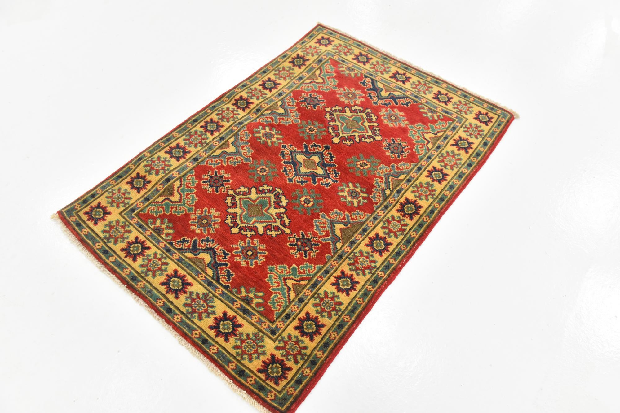 2' 7 x 3' 11 Hand Knotted Kazak Rug