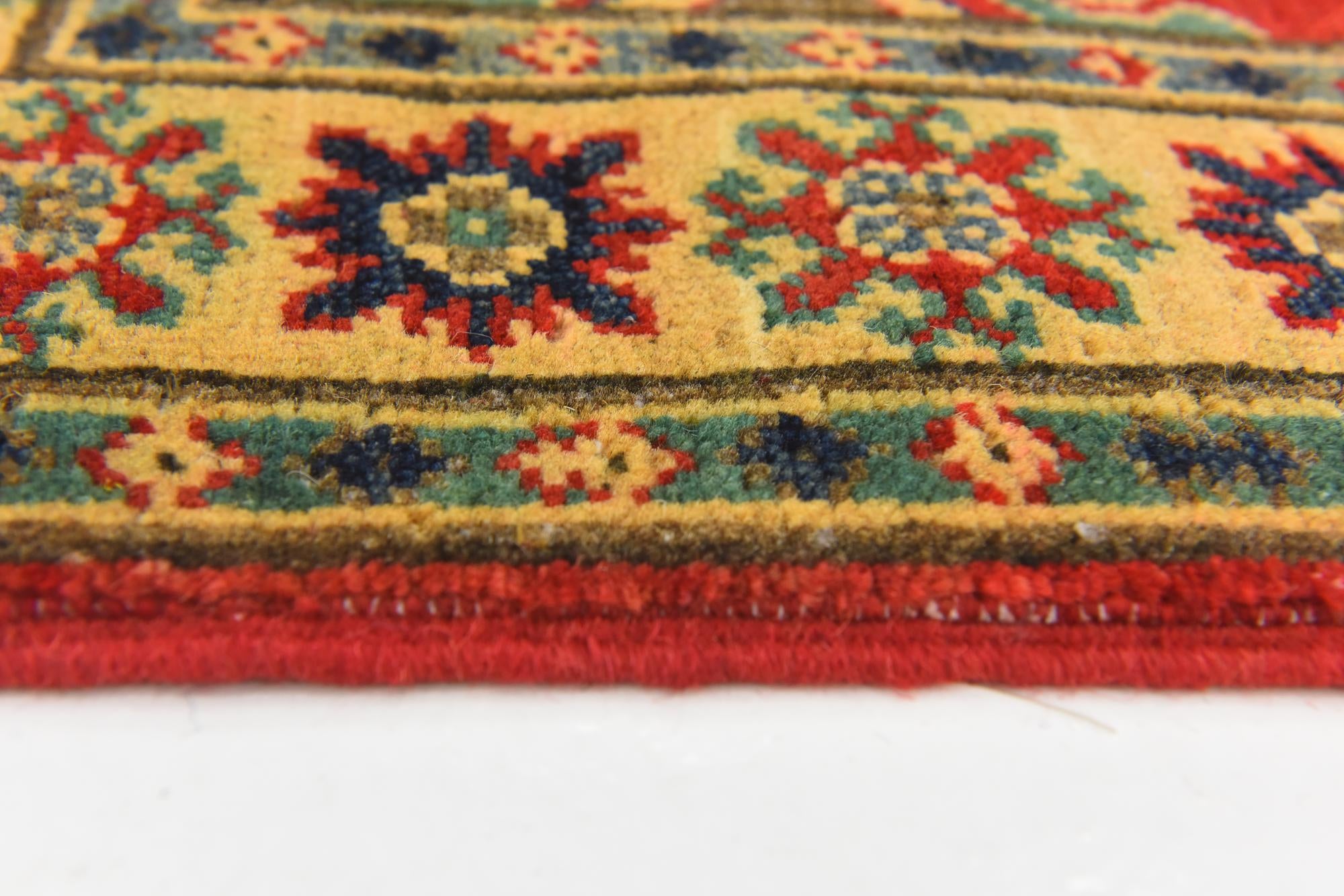 2' 7 x 3' 11 Hand Knotted Kazak Rug