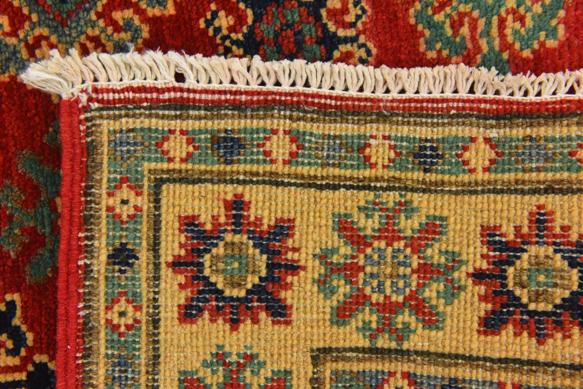 2' 7 x 3' 11 Hand Knotted Kazak Rug
