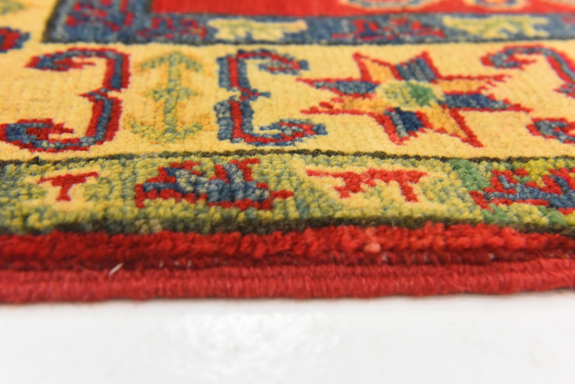 2' 8 x 4' Hand Knotted Kazak Rug