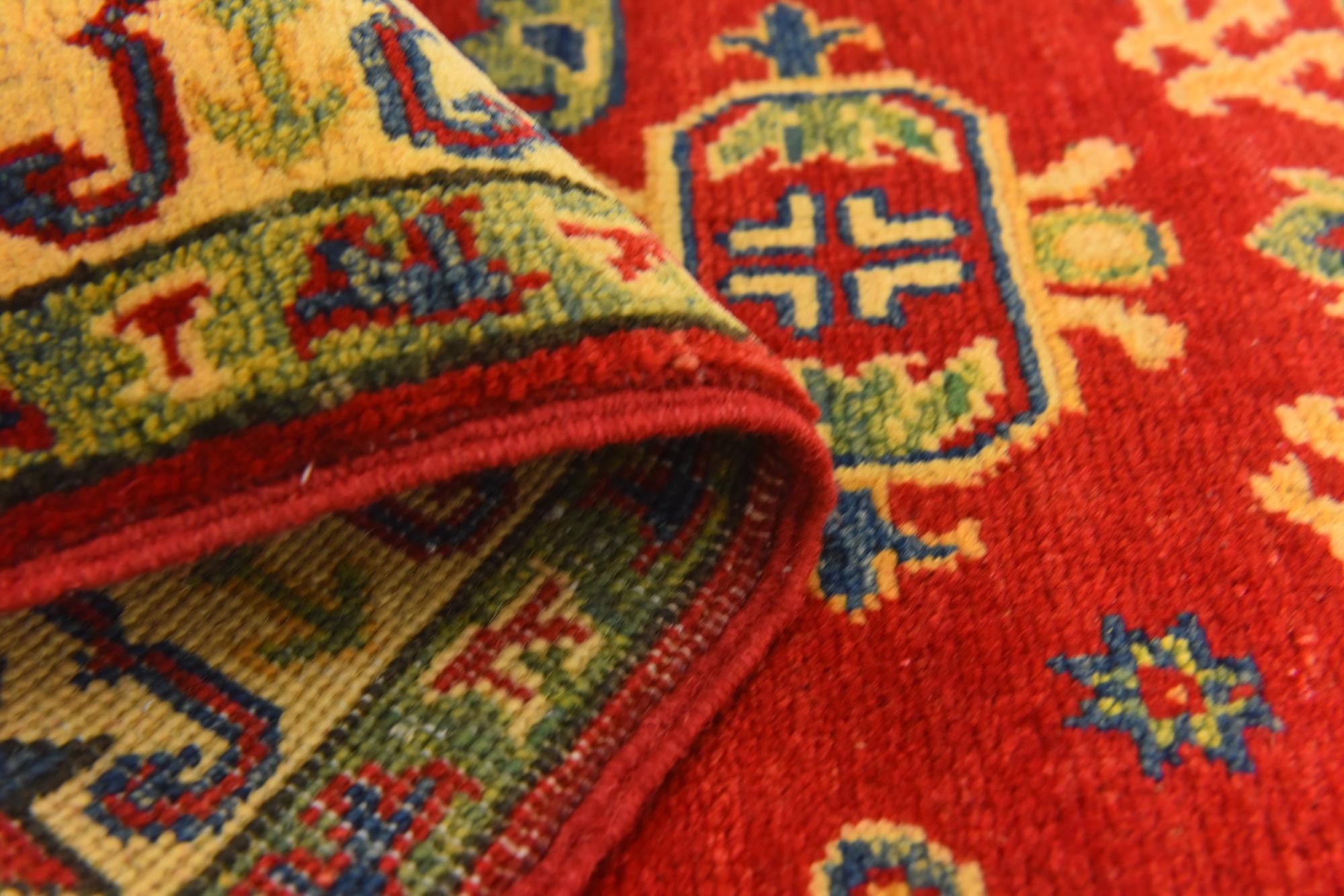 2' 8 x 4' Hand Knotted Kazak Rug