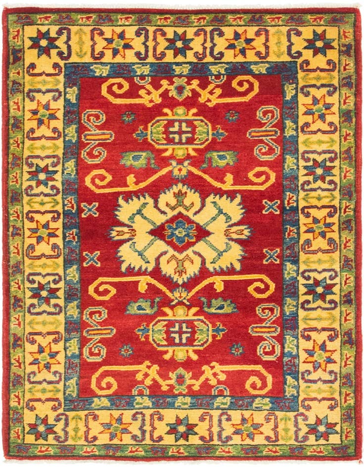 Detail image of 2' 8 x 4' Hand Knotted Kazak Rug