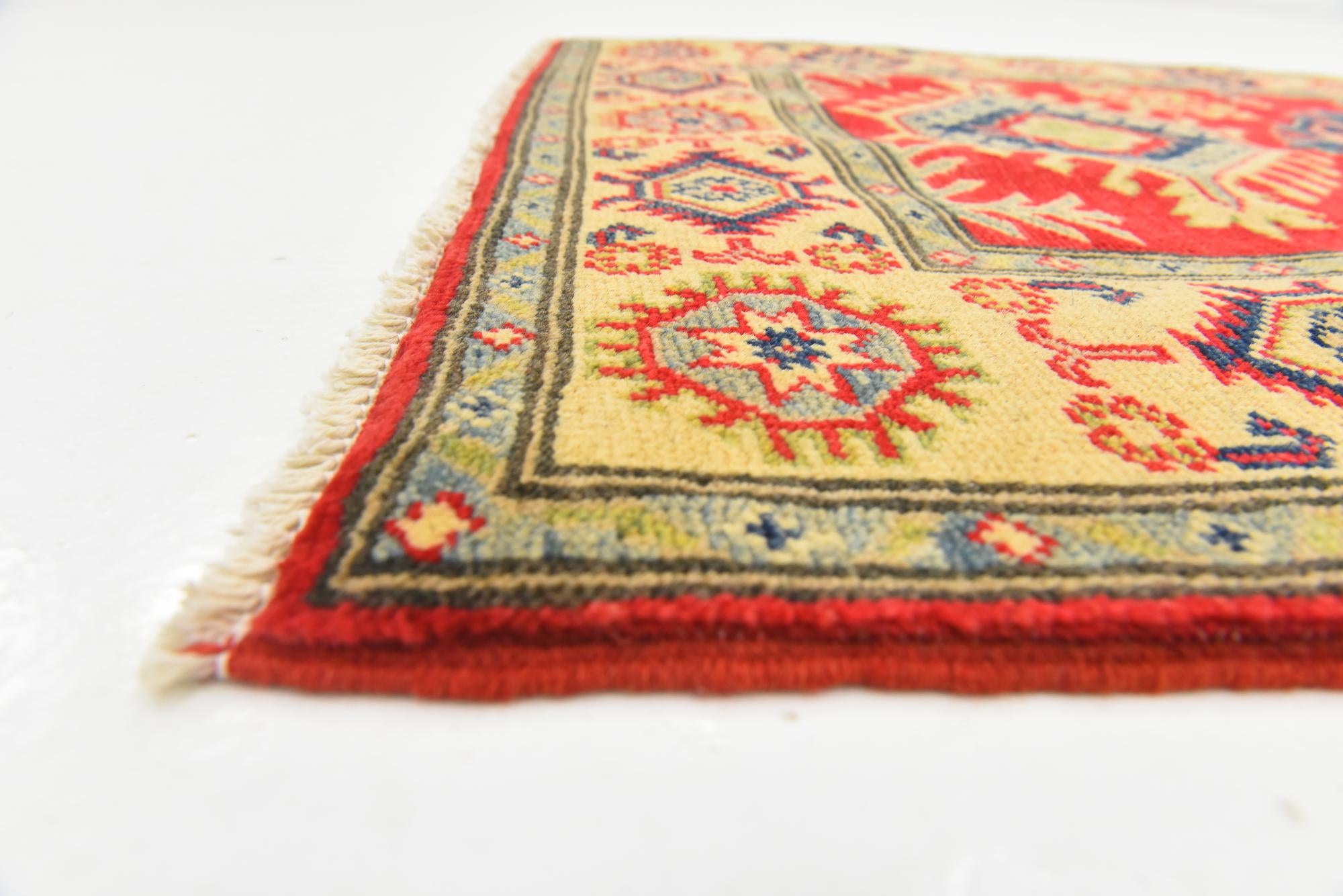 2' 8 x 3' 11 Hand Knotted Kazak Rug