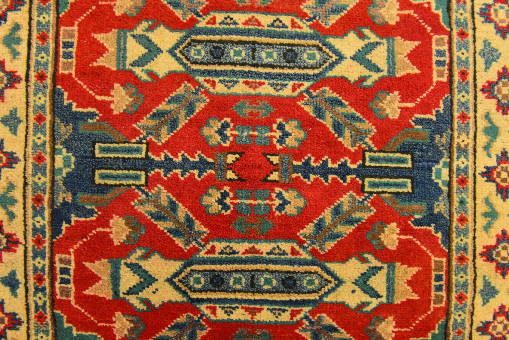 2' 10 x 3' 10 Hand Knotted Kazak Rug