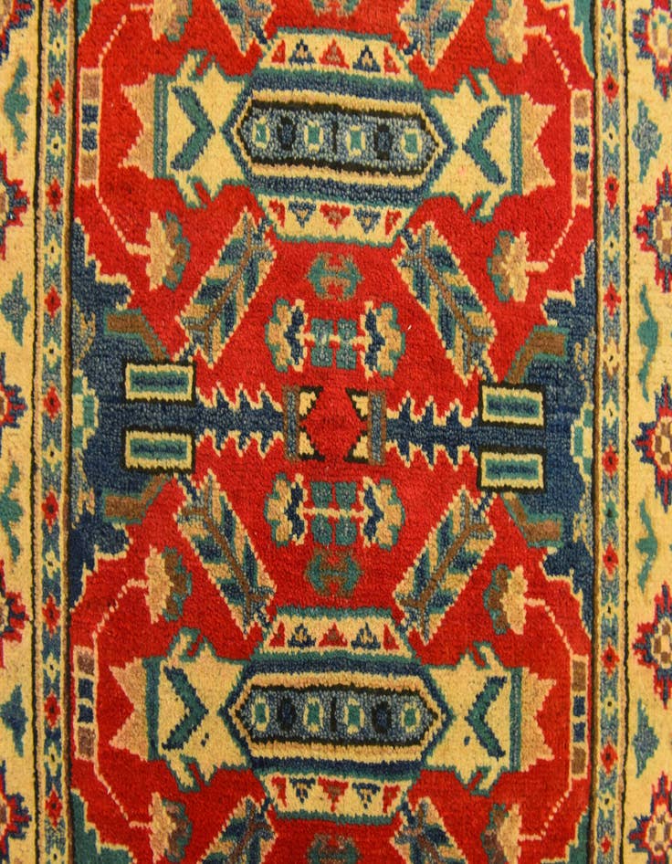 Detail image of 2' 10 x 3' 10 Hand Knotted Kazak Rug